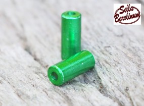 4 mm Endhülsen grün eloxiert, 1 Stck.