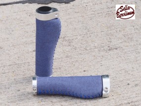 Sellax B3 Ergo Textil Griffe 140 - 140 mm lang Jeans Blau, Paar