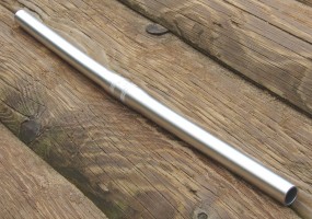 Flat Bar 22,2 / 25,4 / 560 mm breit, Alu silber eloxiert