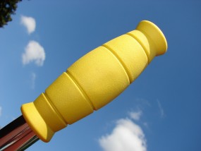 Ballengriff gelb 120 mm, 1 Paar